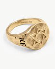 14k Star of David Ring