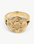 14k Star of David Ring