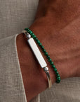 Green Carabiner Bracelet