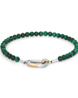 Green Carabiner Bracelet