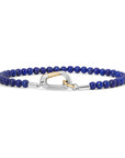 Blue Carabiner Bracelet