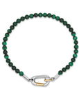 Green Carabiner Bracelet