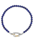 Blue Carabiner Bracelet