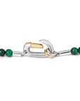 Green Carabiner Bracelet