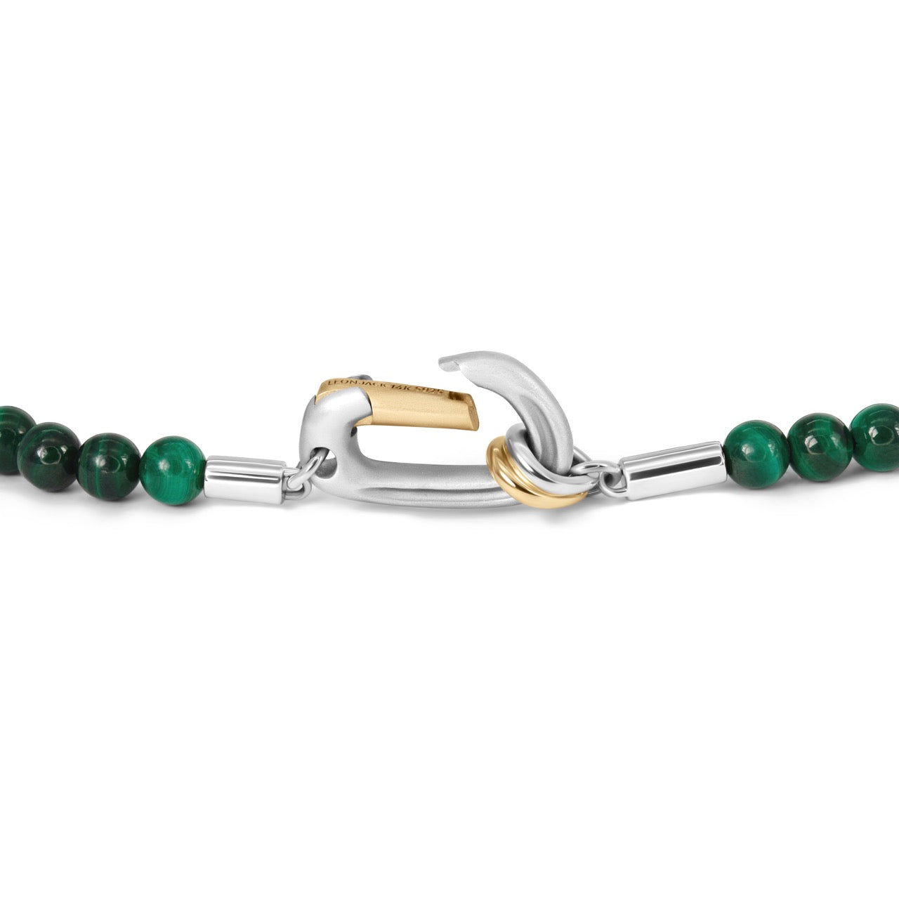 Green Carabiner Bracelet